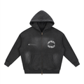 ATNO Members Club Cropped 2 Way Zip up