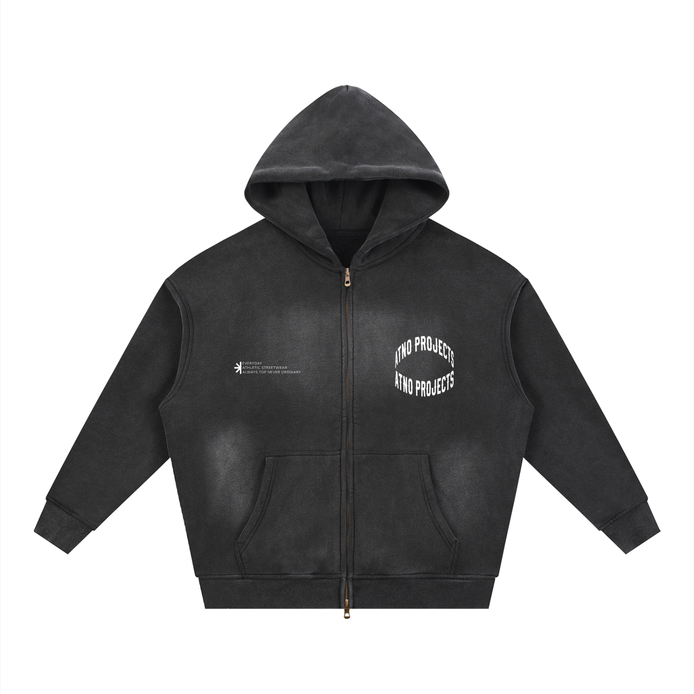 ATNO Members Club Cropped 2 Way Zip up
